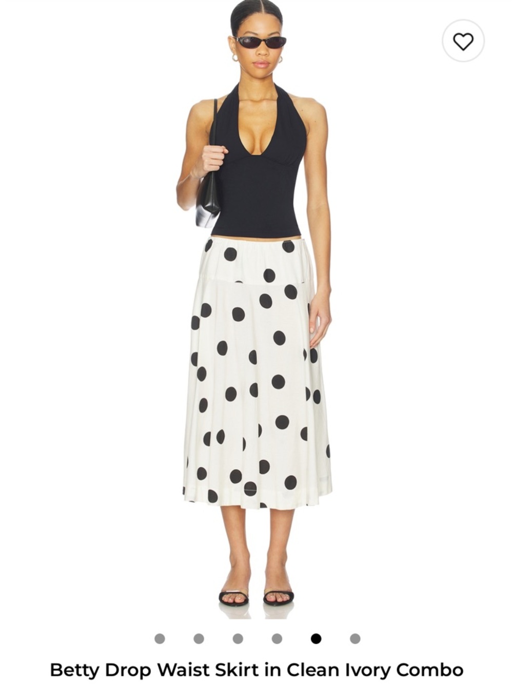 Drop Waist Midi Skirt by free people